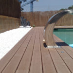 Piscina tarima madera sintetica Barcelona 102