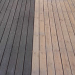 Terraza patio tarima madera pino cuperizado Barcelona 1