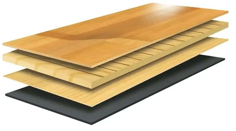 Parquet con capa superior de 3 mm