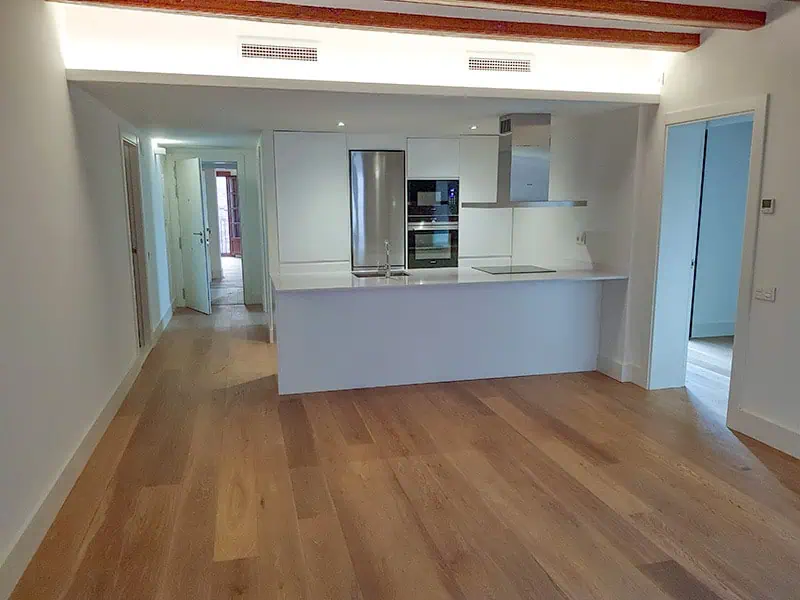Parquet multicapa o flotante