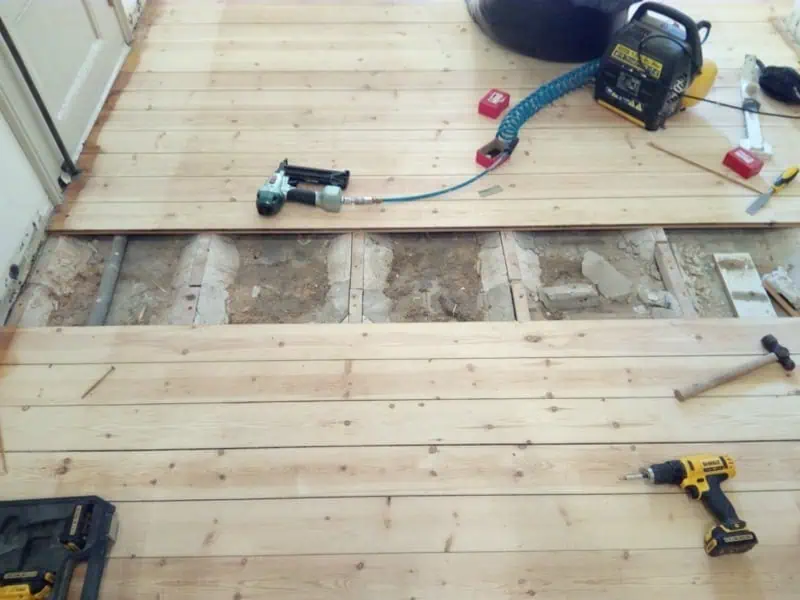 Parquet macizo machihembrado