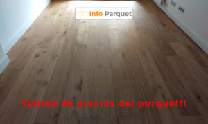 Subida de precios del parquet