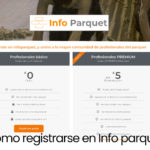 Como registrarse en Info parquet