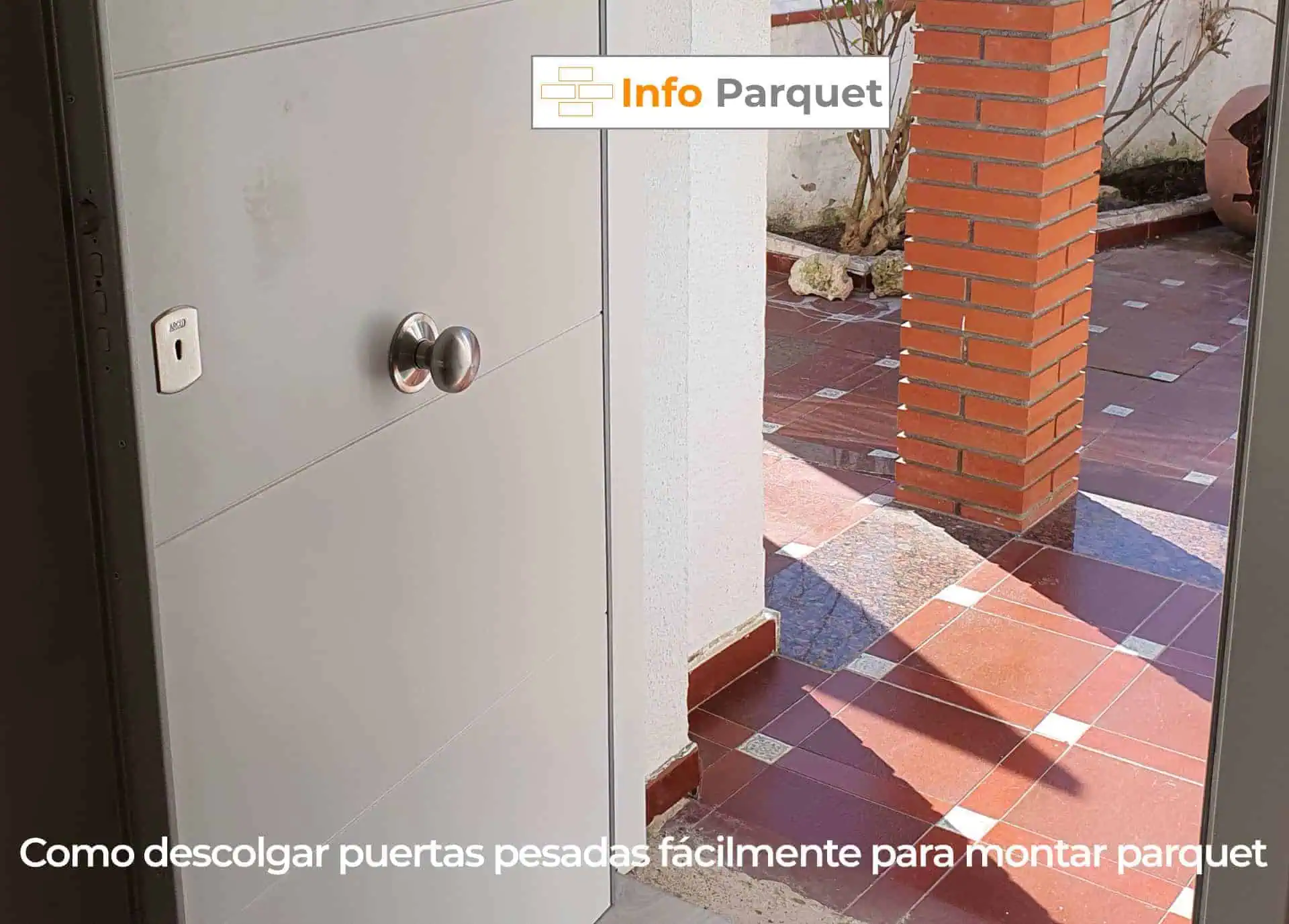 Como descolgar puertas pesadas facilmente para montar parquet