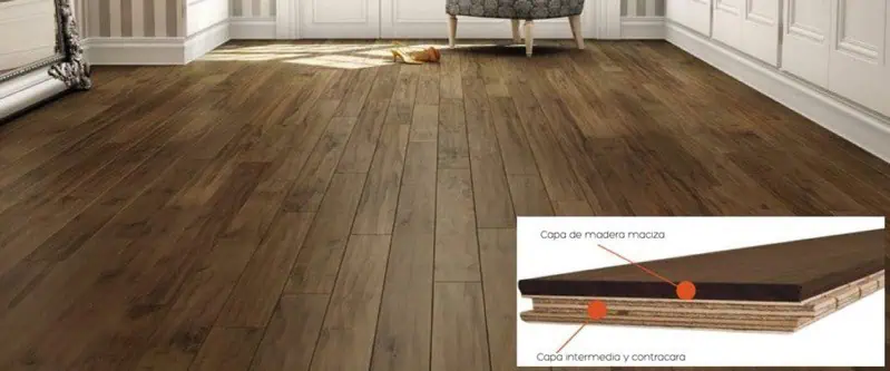 Parquet multicapa o tarima flotante