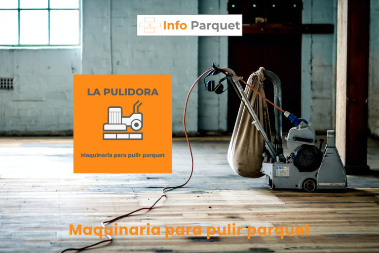 Maquinaria para pulir parquet