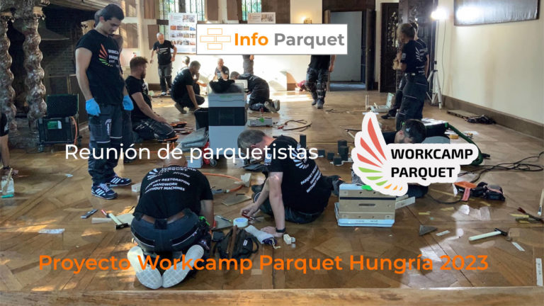 Proyecto Workcamp Parquet Hungría 2023, reunión de parquetistas