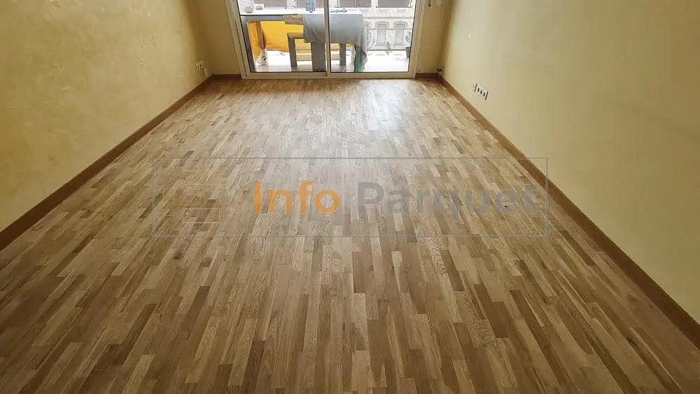 Acabado mate del barniz para parquet