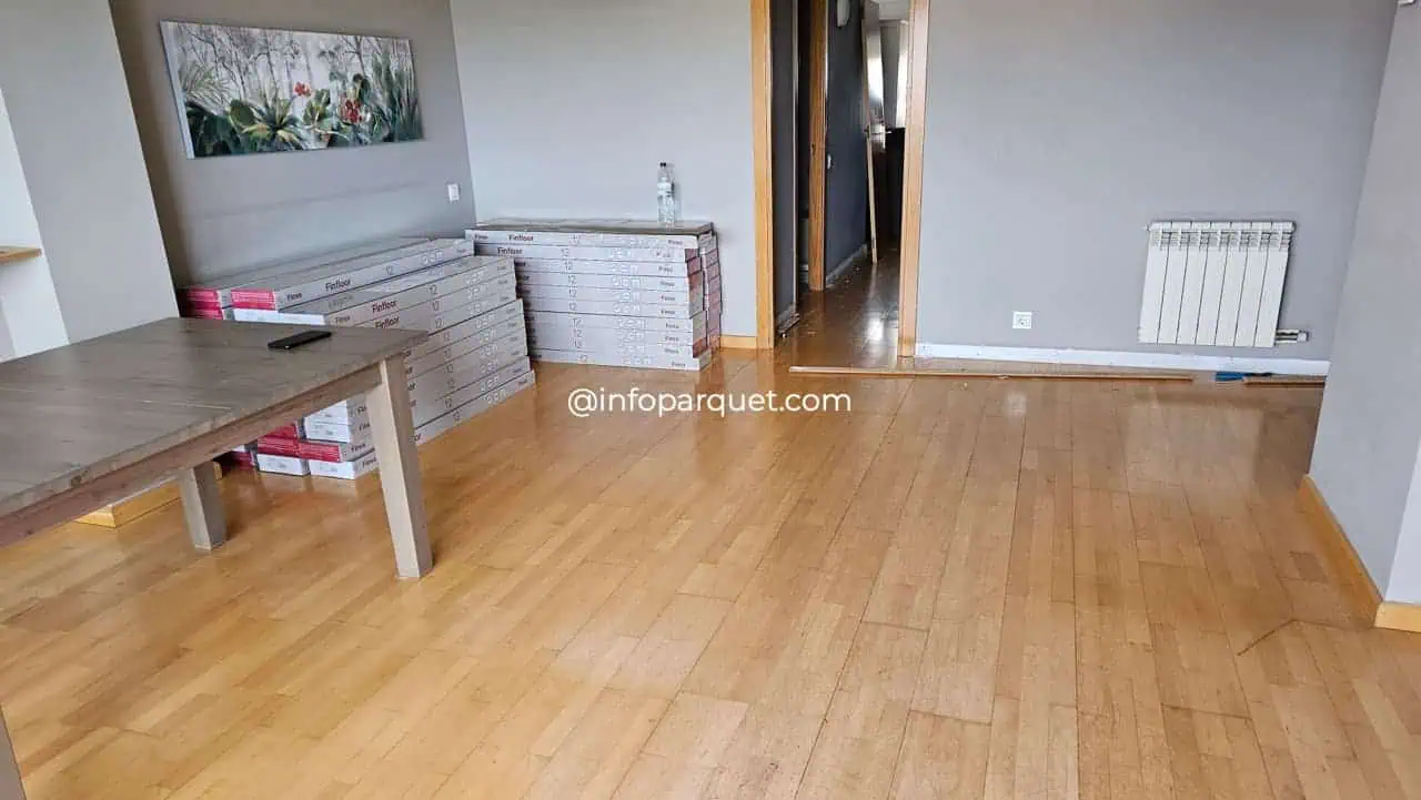 Quitar madera para poner laminado