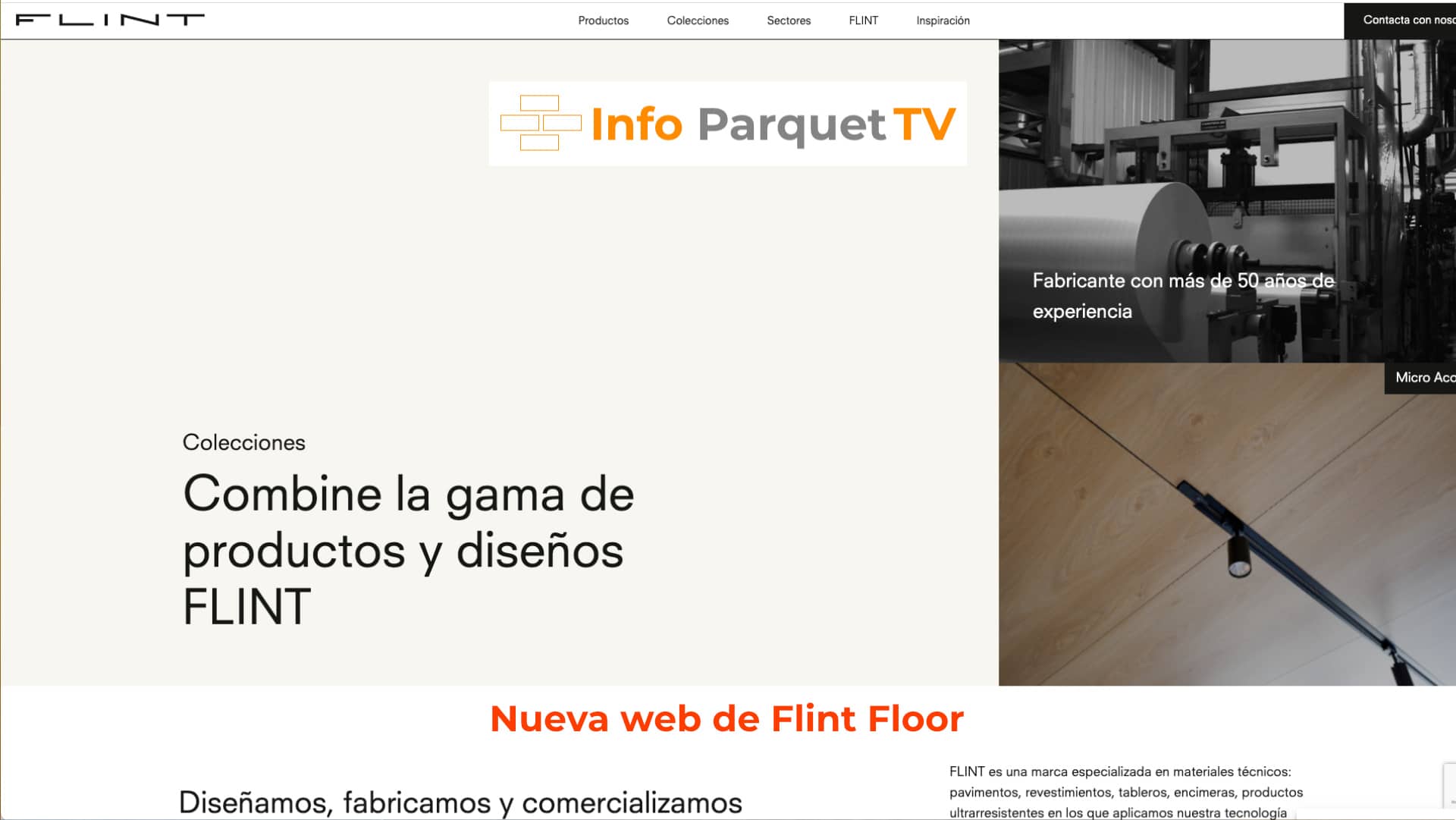 Nueva web de Flint Floor