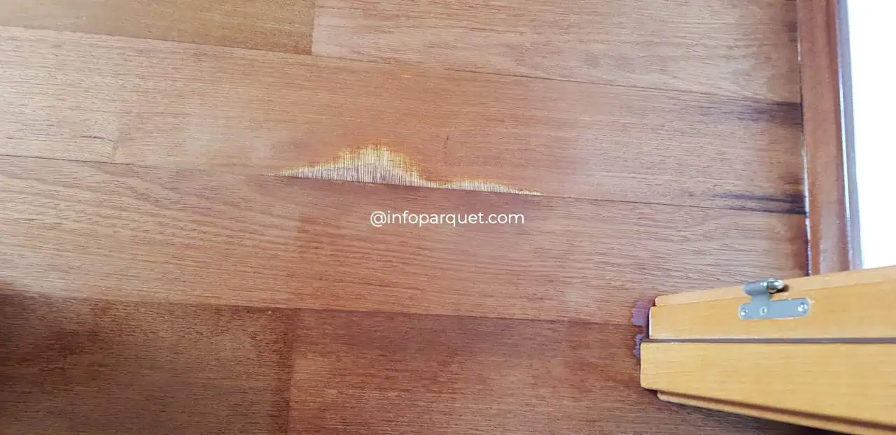 Si no nos queda madera tenderemos que cambiar el parquet
