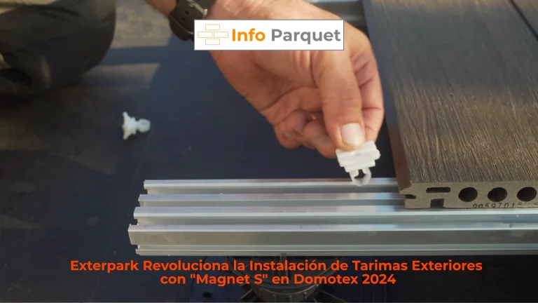 Exterpark Revoluciona la Instalación de Tarimas Exteriores con “Magnet S” en Domotex 2024