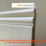 Rodapies blancos resistentes al agua y la humedad La eleccion inteligente para tu hogar