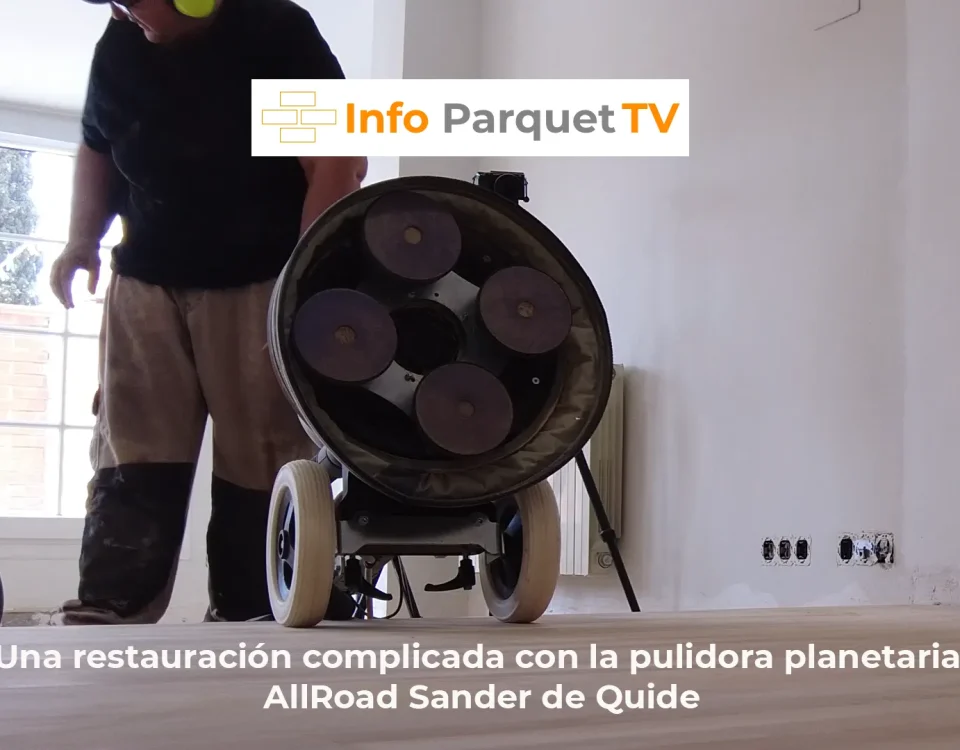 Una restauración complicada con la pulidora planetaria AllRoad Sander de Quide