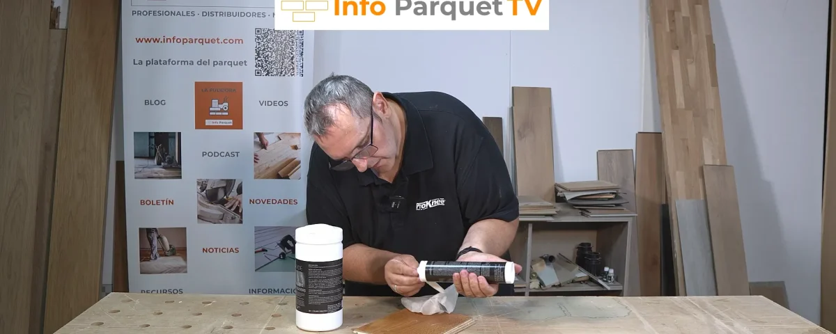 Productos esenciales para instaladores de parquet: QuideFix Turbo y toallitas Quide