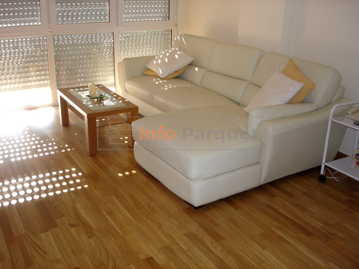 Encolar parquet con muebles