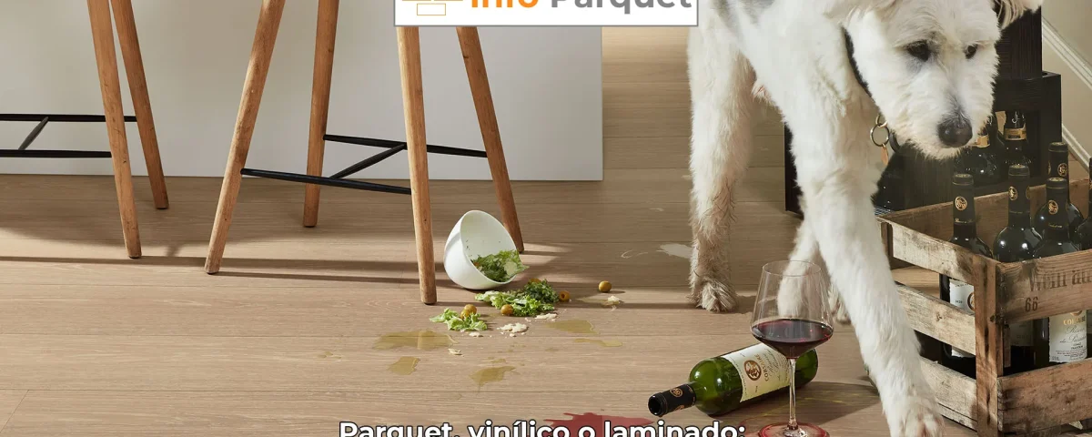 Parquet, vinílico o laminado: ¿Cuál es el suelo más resistente para casas con mascotas?