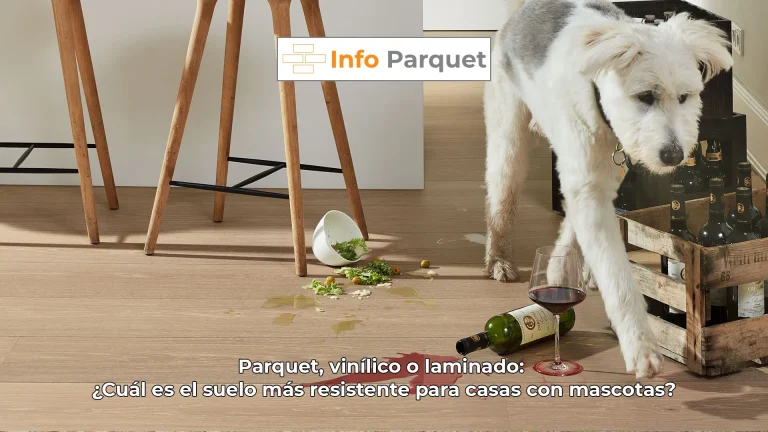 Parquet, vinílico o laminado: ¿Cuál es el suelo más resistente para casas con mascotas?