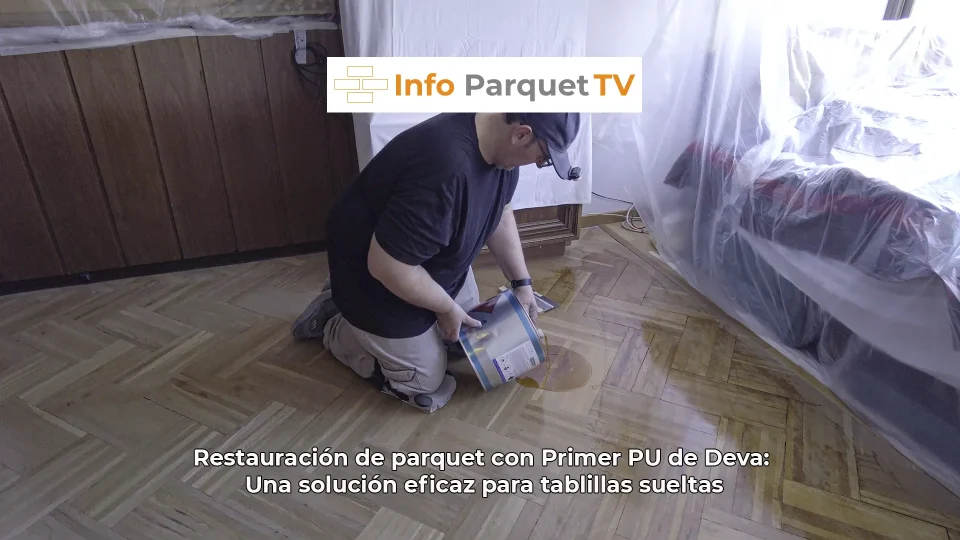 Restauración de parquet con Primer PU de Deva: Una solución eficaz para tablillas sueltas