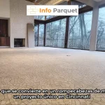 El suelo que se convierte en un rompecabezas de madera: un proyecto único en Cincinnati