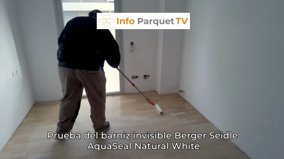 Prueba del barniz invisible Berger Seidle AquaSeal Natural White