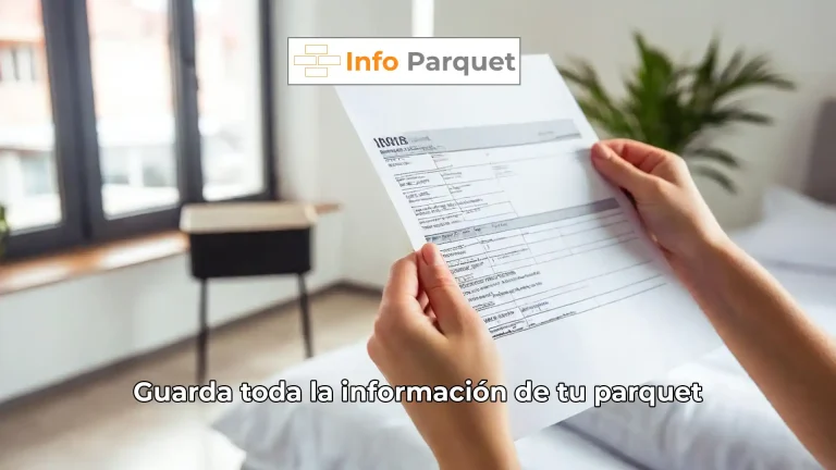 Guarda toda la información de tu parquet