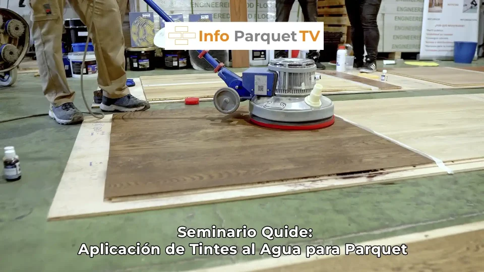 Aplicación de Tintes al Agua para Parquet Parte 1