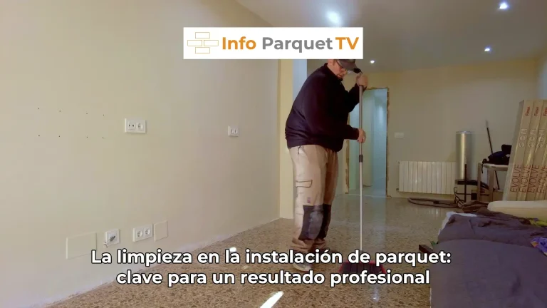 Limpieza instalando parquet