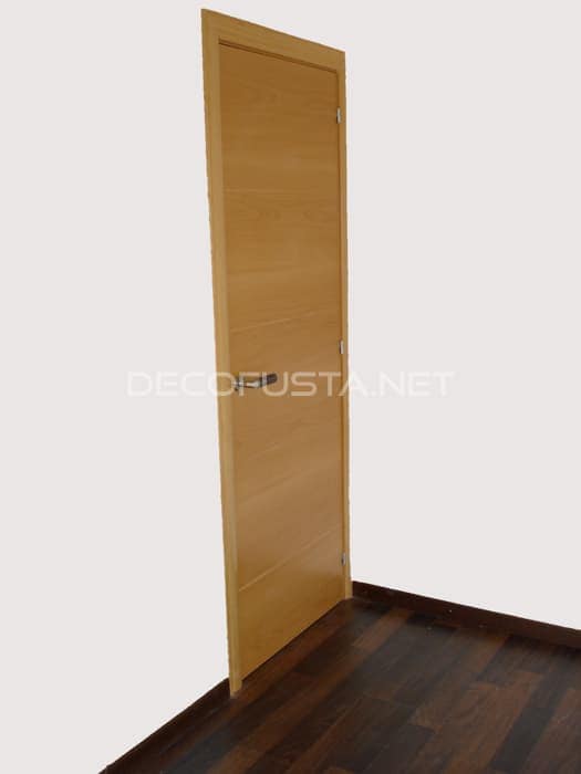 Combinación de haya con suelo wengué