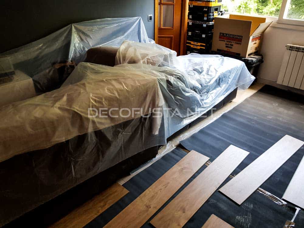 Sofas y sillones que se tapan para proteger